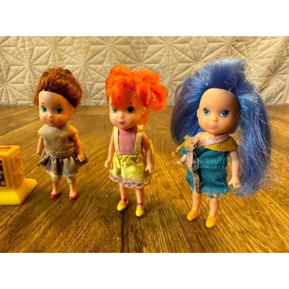 Vintage Kenner Wish World Kids‎ File N Smile Desk Dolls Jessie Claudia 80's Toys